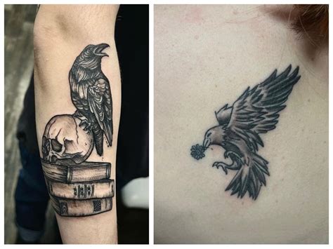 raven tattoo on back|108 Eye